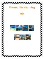 Phuket: Hòn đảo trăng mật docx