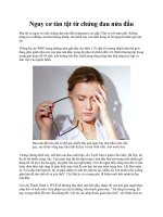 Nguy cơ tàn tật từ chứng đau nửa đầu potx