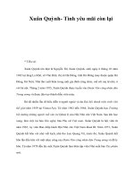 Xuân Quỳnh- Tình yêu mãi còn lại docx