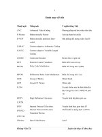 Chuẩn mã hóa video tiên tiến H.264 docx