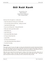 Gỏi Xoài Xanh pot