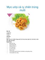 Mực ướp cà ry chiên trứng muối potx