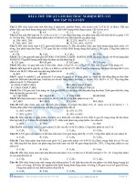 thủ thuật làm bài trắc nghiệm phần hóa hữu cơ