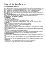 Soạn bài tập làm văn tự sự