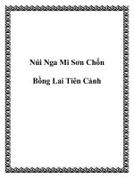 Núi Nga Mi Sơn Chốn Bồng Lai Tiên Cảnh pptx