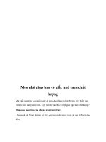 Mẹo nhỏ giúp bạn có giấc ngủ trưa chất lượng potx