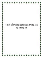 Thiết kế Phòng nghe nhìn trong căn hộ chung cư docx