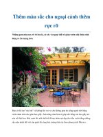Thêm màu sắc cho ngoại cảnh thêm rực rỡ doc