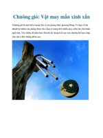 Chuông gió: Vật may mắn xinh xắn docx