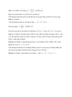 Đề Thi Thử Tốt Nghiệp Toán 2013 - Phần 11 - Đề 8 doc