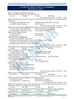 Lý thuyết trọng tâm về cacbohidrat - bài tập tự luyện pptx