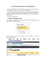 Cài đặt DDNS cho các đầu ghi hình ppt