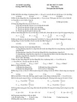 Đề Thi Thử Tốt Nghiệp Vật Lý 2013 - Phần 1 - Đề 9 potx