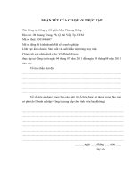 TÌM HIỂU NGHIỆP VỤ GIAO NHẬN NGUYÊN PHỤ LIỆU NHẬP KHẨU BẰNG ĐƯỜNG BIỂN TẠI CÔNG TY CỔ PHẦN MAY PHƯƠNG ĐÔNG nhan xet cua cqtt