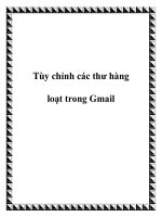 Tùy chỉnh các thư hàng loạt trong Gmail pot