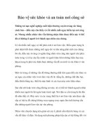 Bảo vệ sức khỏe và an toàn nơi công sở pdf