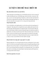 LUYỆN CHO BÉ MAU BIẾT ĐI pot