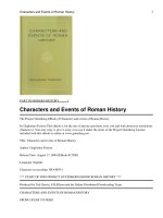 Characters and events of Roman History pptx