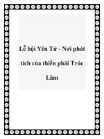 Lễ hội Yên Tử - Nơi phát tích của thiền phái Trúc Lâm pot