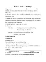 tính chất đường trung trực của một đoạn thẳng - hình học 7 - gv.h.t.hà