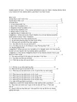 ỨNG DỤNG MÔ HÌNH VAR CẤU TRÚC TRONG PHÂN TÍCH  CÁC NHÂN TỐ TÁC ĐỘNG ĐẾN LẠM PHÁT TẠI VIỆT NAM