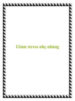 Giảm stress nhẹ nhàng potx