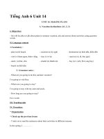 Tiếng Anh 6 Unit 14