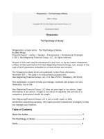 Wingonomics – The Psychology of Money pdf