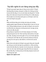 Tay bẩn nghĩa là con đang sáng tạo đấy potx