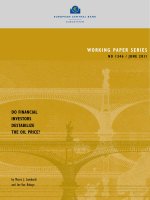 DO FINANCIAL INVESTORS DESTABILIZE THE OIL PRICE? pdf