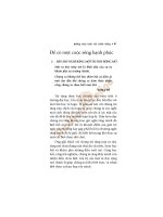 Những bài học cuộc sống – 20 điều quan trọng nhất trong cuộc sống của bạn (P.3) pdf