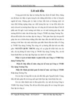 Báo cáo thực tập tổng hợp  công tác kế toán tại Công ty TNHH Xây dựng Trường Thọ