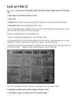 Lịch sử 9 Bài 22