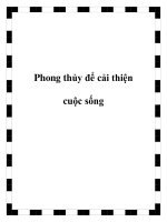 Phong thủy để cải thiện cuộc sống pot