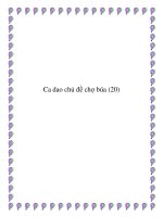 Những bài ca dao chủ đề chợ búa pdf