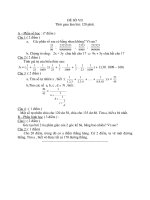 Đề Thi Thử Học Sinh Giỏi Lớp 9 Toán - Phần 1 - Đề 7 pot