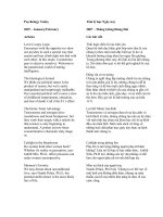 Tâm lý học Ngày nay pot