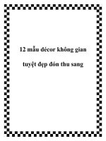 12 mẫu décor không gian tuyệt đẹp đón thu sang doc