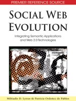 Social Web Evolution: Integrating Semantic Applications and Web 2.0 Technologies doc