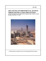 ADVANCING ENVIRONMENTAL JUSTICE THROUGH POLLUTION PREVENTION potx