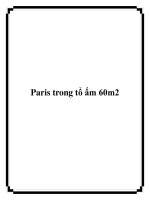 Paris trong tổ ấm 60m2 docx