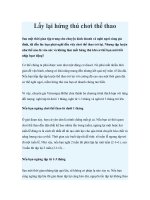 Lấy lại hứng thú chơi thể thao potx