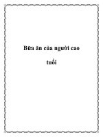 Bữa ăn của người cao tuổi doc