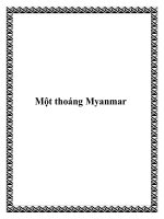 Một thoáng Myanmar doc