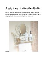 7 gợi ý trang trí phòng tắm độc đáo pdf