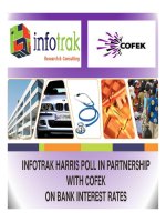 INFOTRAK HARRIS POLL IN PARTNERSHIP WITH COFEK ON BANK INTEREST RATES docx