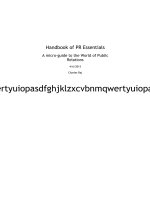 Handbook of PR Essentials doc