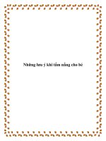 Những lưu ý khi tắm nắng cho bé pptx