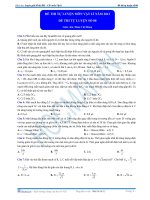 Đề thi thử đại học môn vật lí năm 2011 Khóa thầy Đặng Việt Hùng lần 8 phần 1