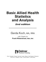 Basic Allied Health Statistics and Analysis 2nd edition pdf
